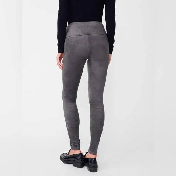 NWT MCLAUGHLIN Lori Legging Faux Stretch Suede Misty Blue S